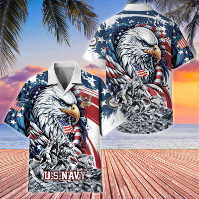 Premium US Veterans Hawaii Shirt, Gifts For Dad, For Husband Veteran
