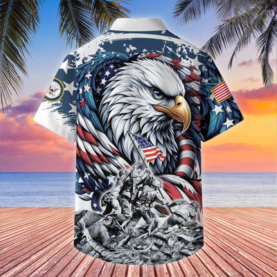 Premium US Veterans Hawaii Shirt, Gifts For Dad, For Husband Veteran