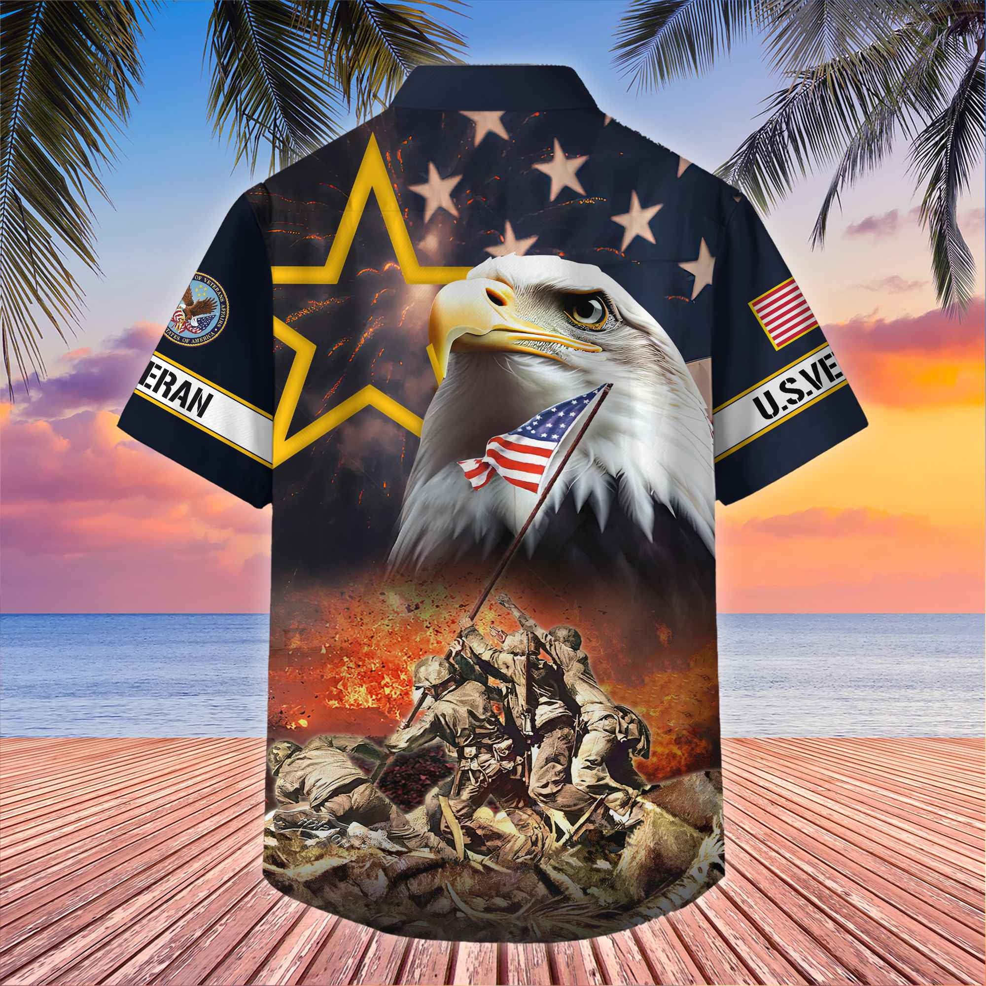 Premium Honoring All Who Served US Veterans Hawaii Shirt, Gifts For Independence Day, Father's Day, Veterans Day, Gifts For Dad, Gifts For Husband Veteran