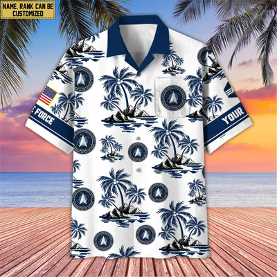 Premium Custom Name, Rank US Veterans Hawaii Shirt With Pocket, Gifts For Independence Day, Father's Day, Veterans Day, Gifts For Dad, Gifts For Husband Veteran