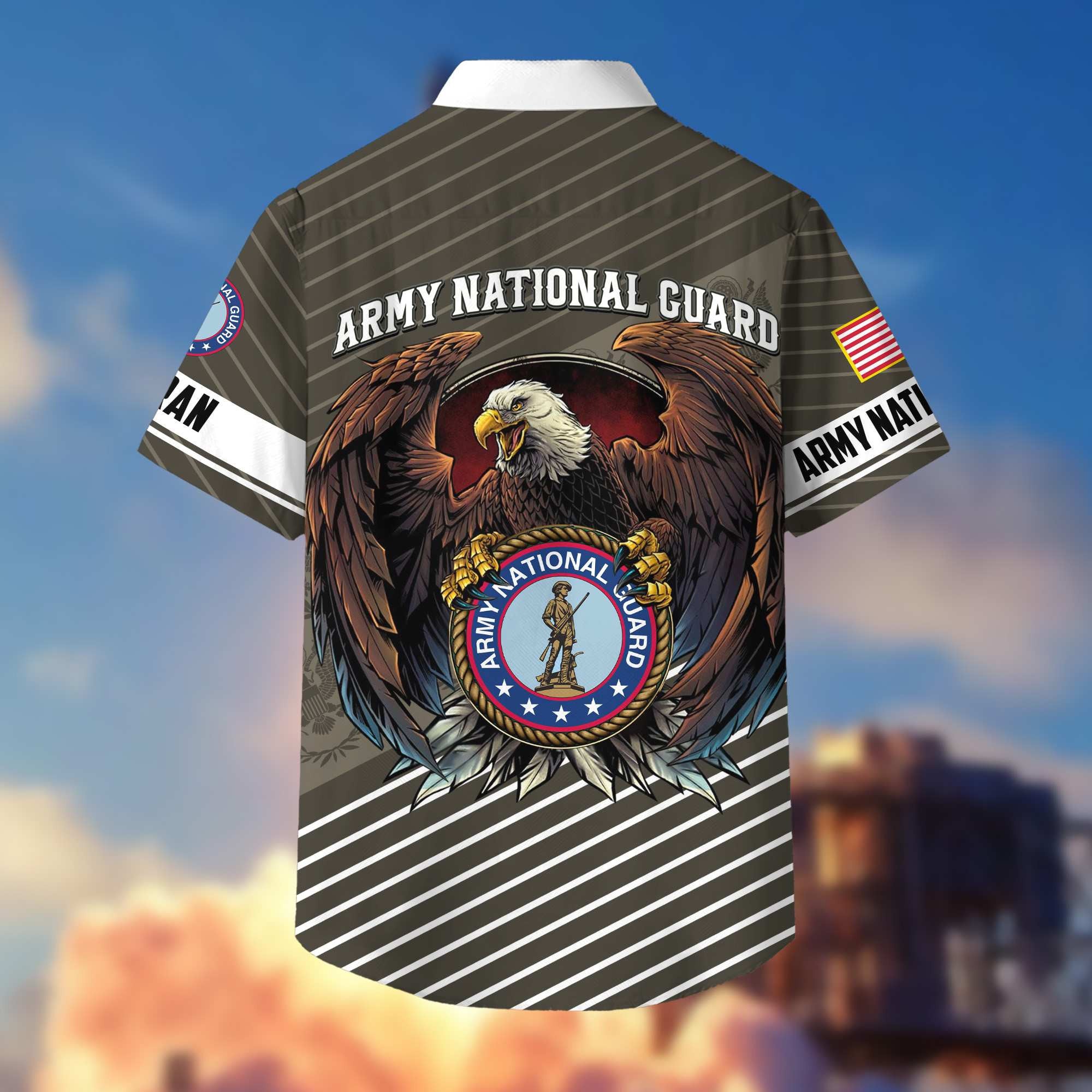 Premium US Veterans Hawaiian Shirt With Pocket, Gifts For Independence Day, Father's Day, Veterans Day, Gifts For Dad, Gifts For Husband Veteran