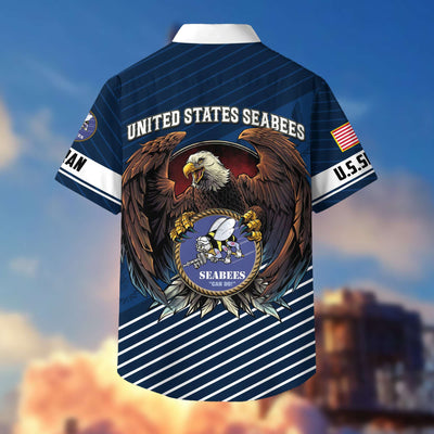 Premium US Veterans Hawaiian Shirt With Pocket, Gifts For Independence Day, Father's Day, Veterans Day, Gifts For Dad, Gifts For Husband Veteran