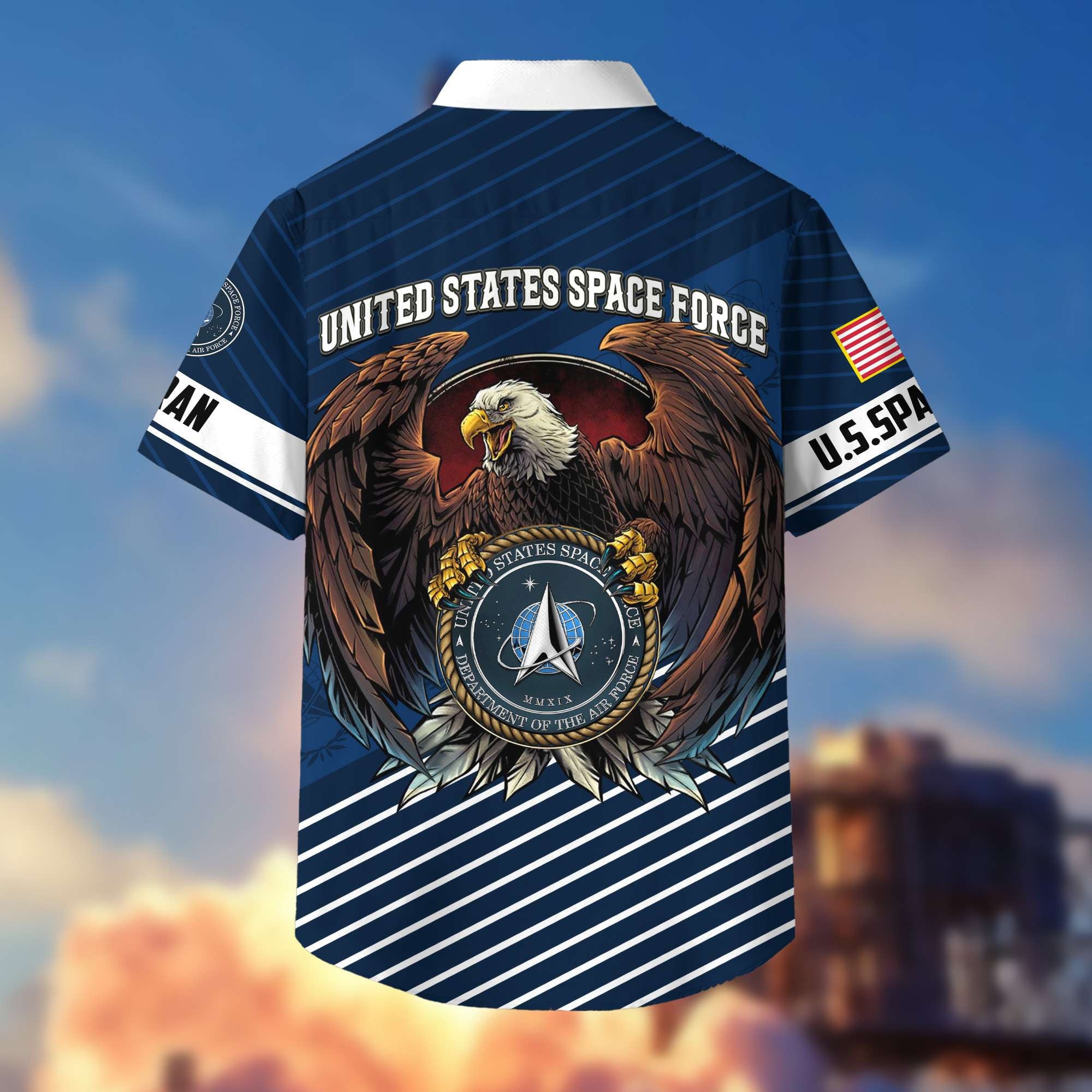 Premium US Veterans Hawaiian Shirt With Pocket, Gifts For Independence Day, Father's Day, Veterans Day, Gifts For Dad, Gifts For Husband Veteran