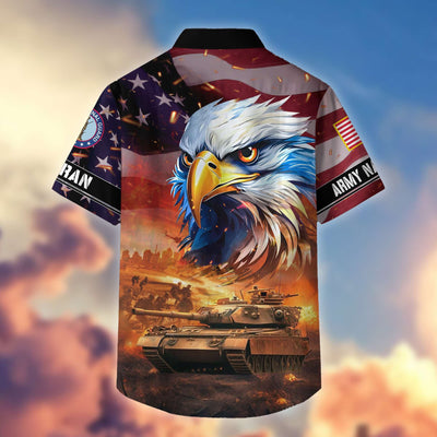 Premium Honoring All Who Served US Veterans Hawaiian Shirt