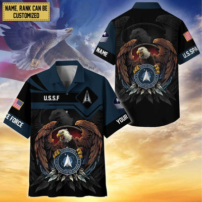 Premium Personalized Proudly Served US Veterans Hawaiian Shirt