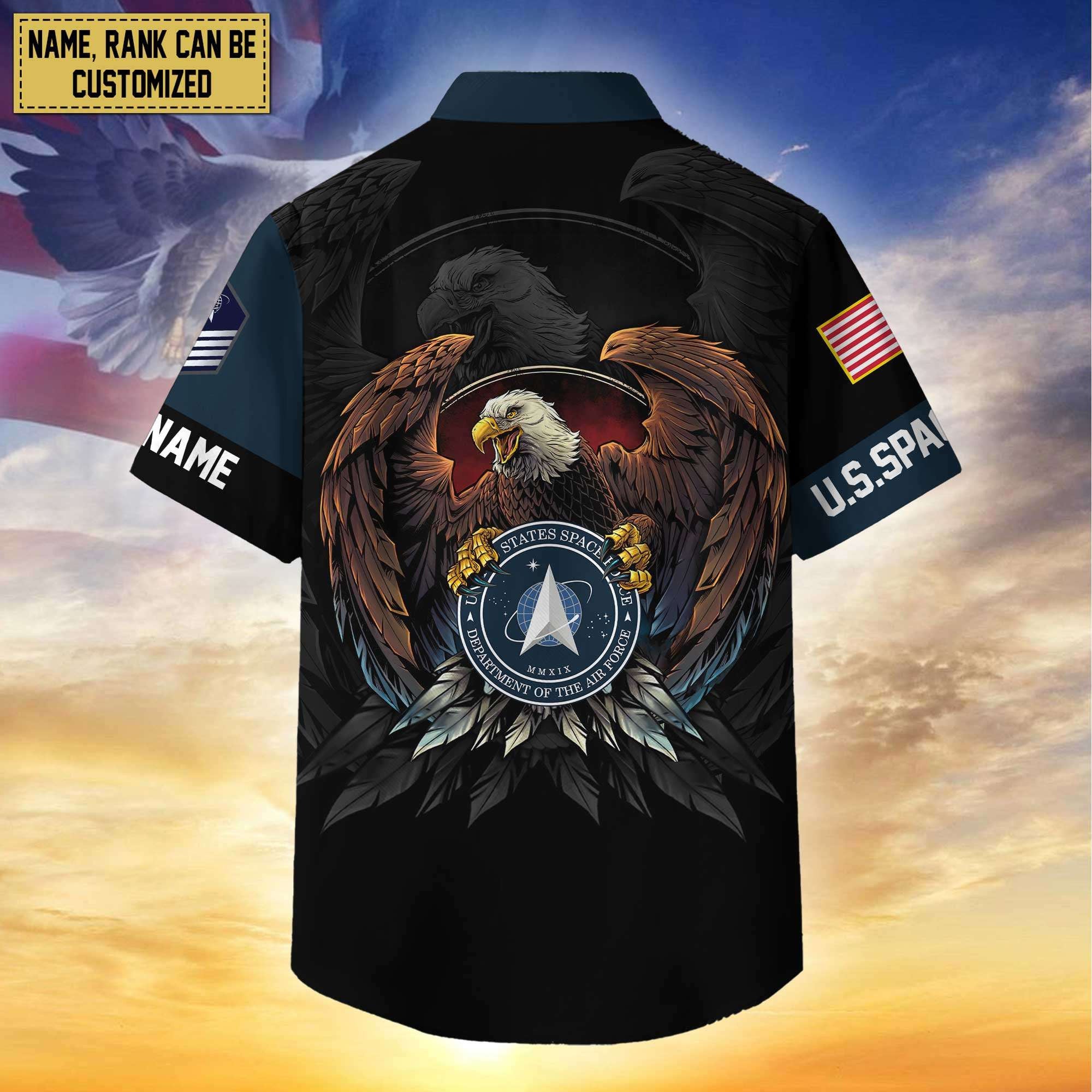 Premium Personalized Proudly Served US Veterans Hawaiian Shirt