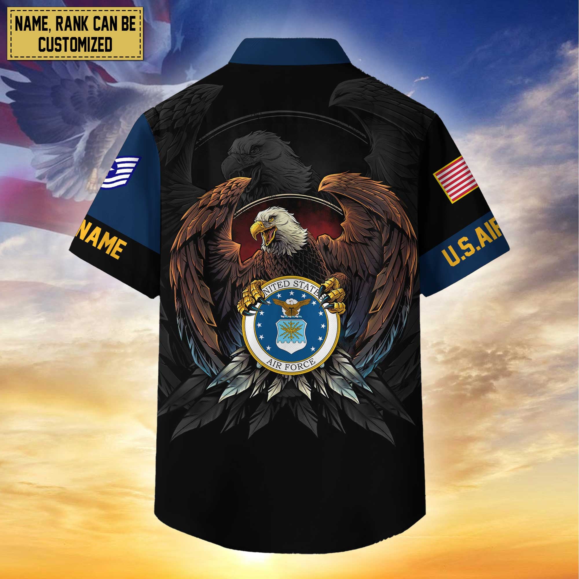 Premium Personalized Proudly Served US Veterans Hawaiian Shirt