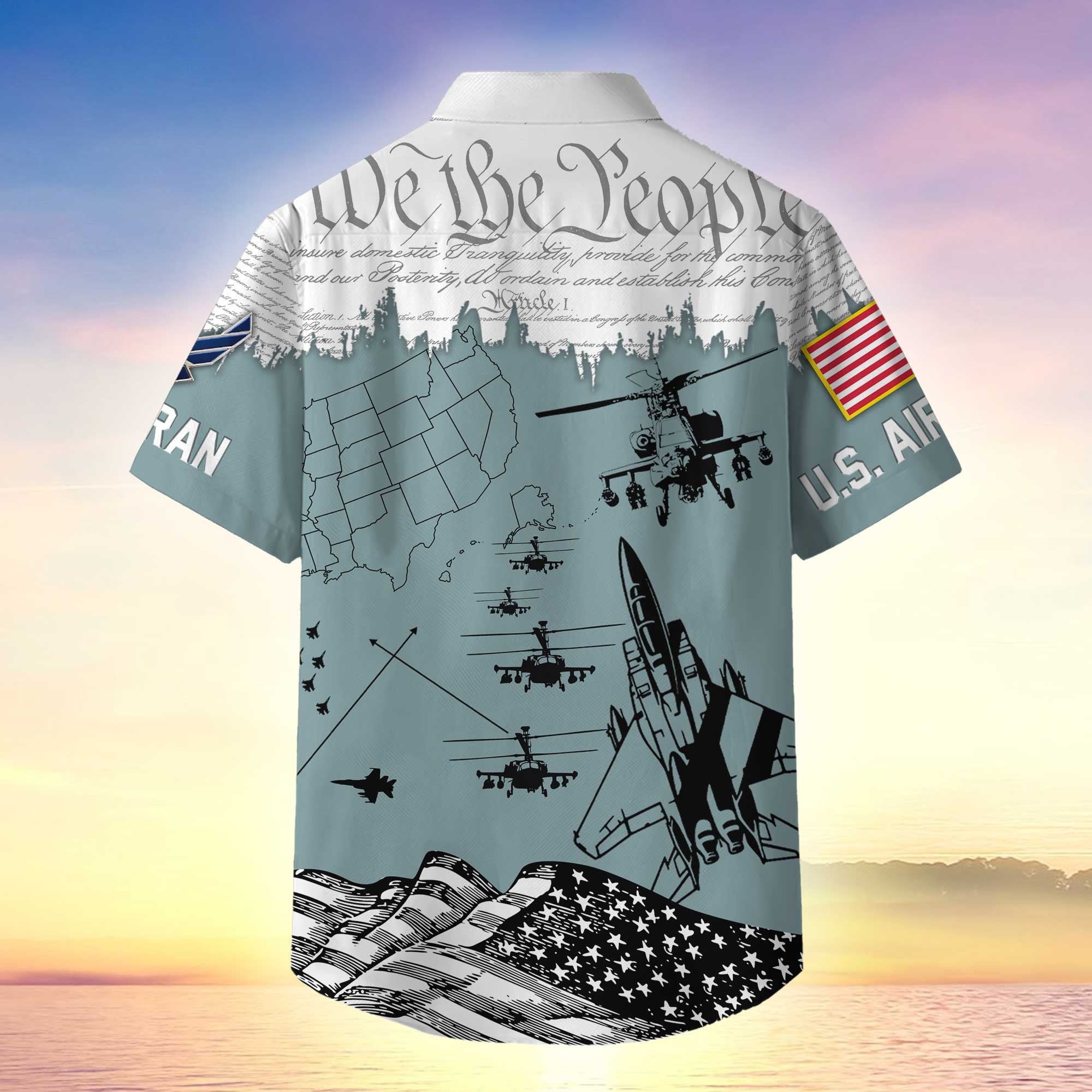 Premium Proudly Served US Veterans Hawaiian Shirt