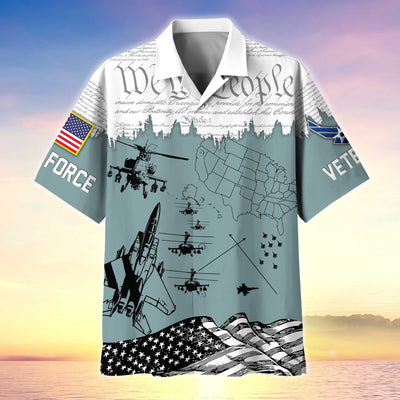 Premium Proudly Served US Veterans Hawaiian Shirt