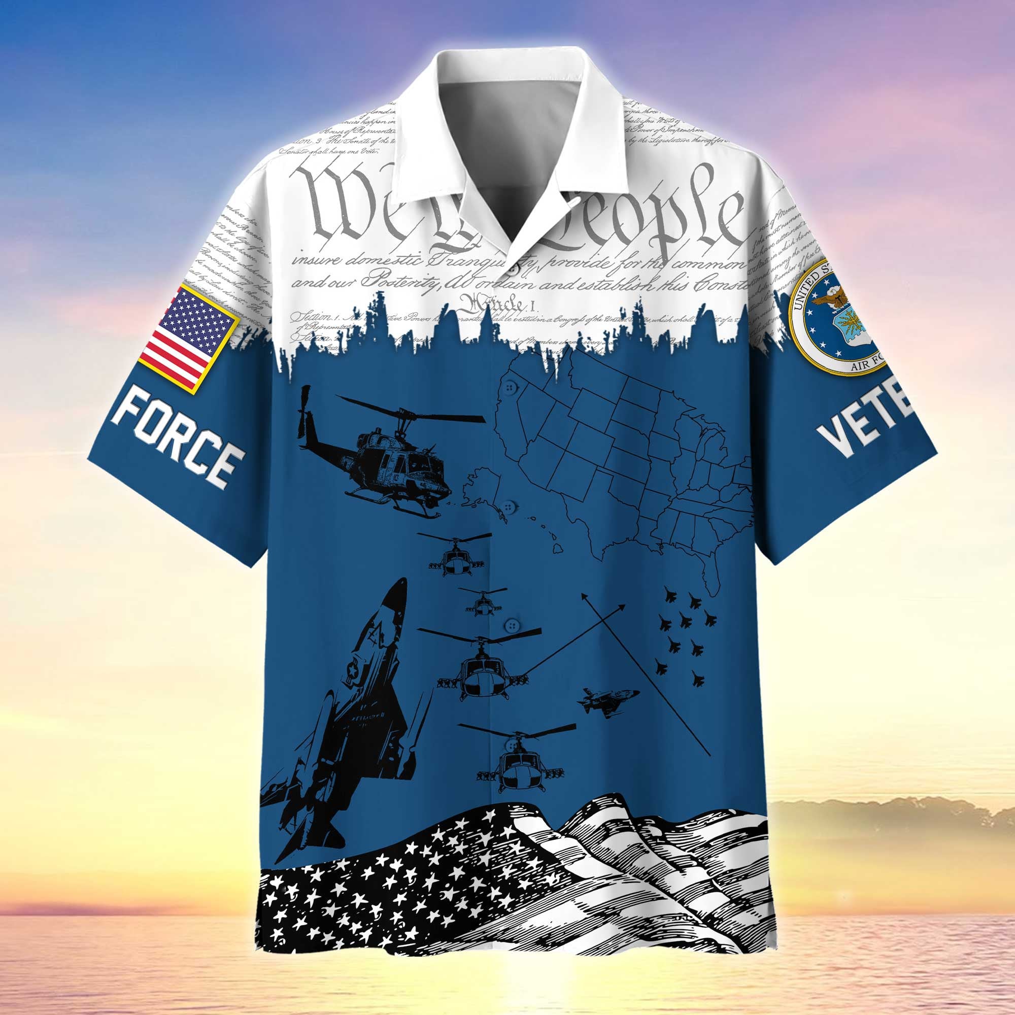 Premium Proudly Served US Veterans Hawaiian Shirt