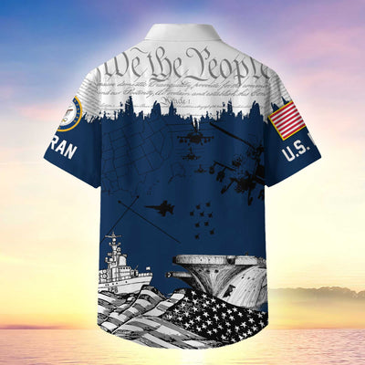 Premium Proudly Served US Veterans Hawaiian Shirt