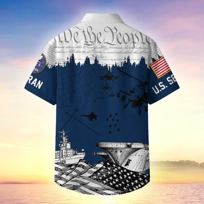 Premium Proudly Served US Veterans Hawaiian Shirt