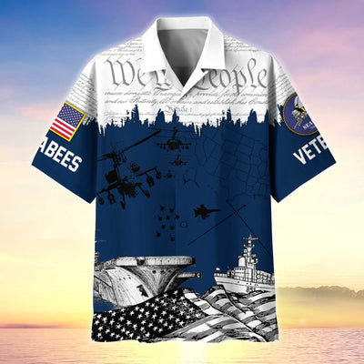 Premium Proudly Served US Veterans Hawaiian Shirt