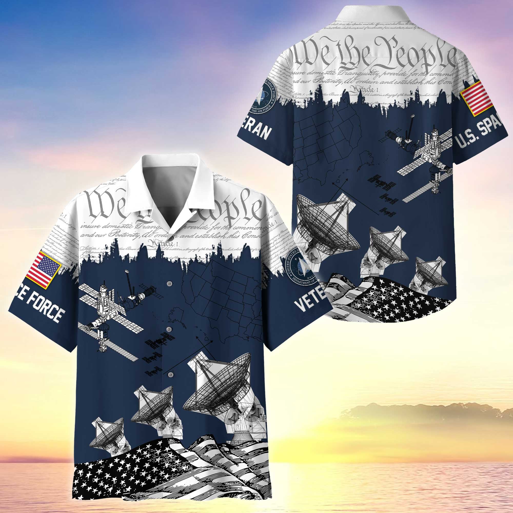 Premium Proudly Served US Veterans Hawaiian Shirt