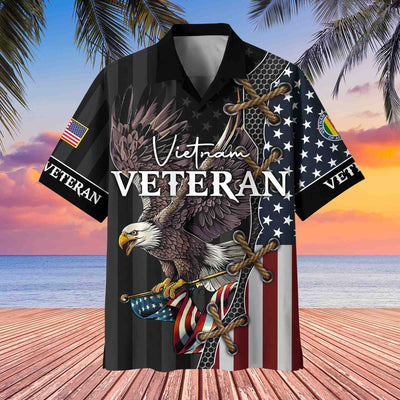 Premium US Veterans Hawaiian Shirt, Gifts For Veterans Day, Father's Day