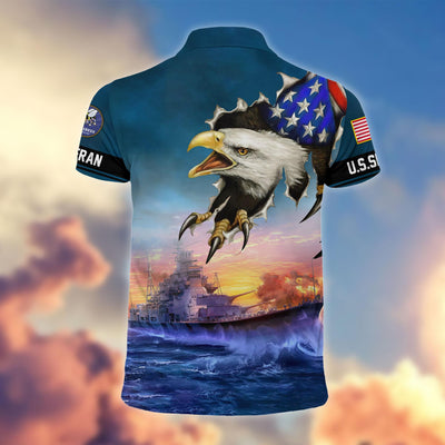 Premium US Veterans Polo Shirt, Gifts For Veterans Day, Gifts For Dad, Gifts For Husband Veteran