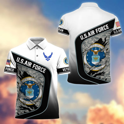 Premium US Veterans Polo Shirt, Gifts For Veterans Day, Gifts For Dad, Gifts For Husband Veteran