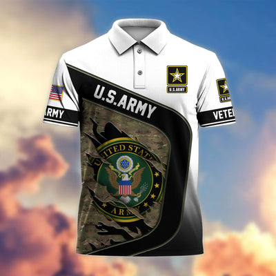Premium US Veterans Polo Shirt, Gifts For Veterans Day, Gifts For Dad, Gifts For Husband Veteran