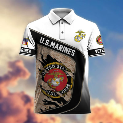Premium US Veterans Polo Shirt, Gifts For Veterans Day, Gifts For Dad, Gifts For Husband Veteran