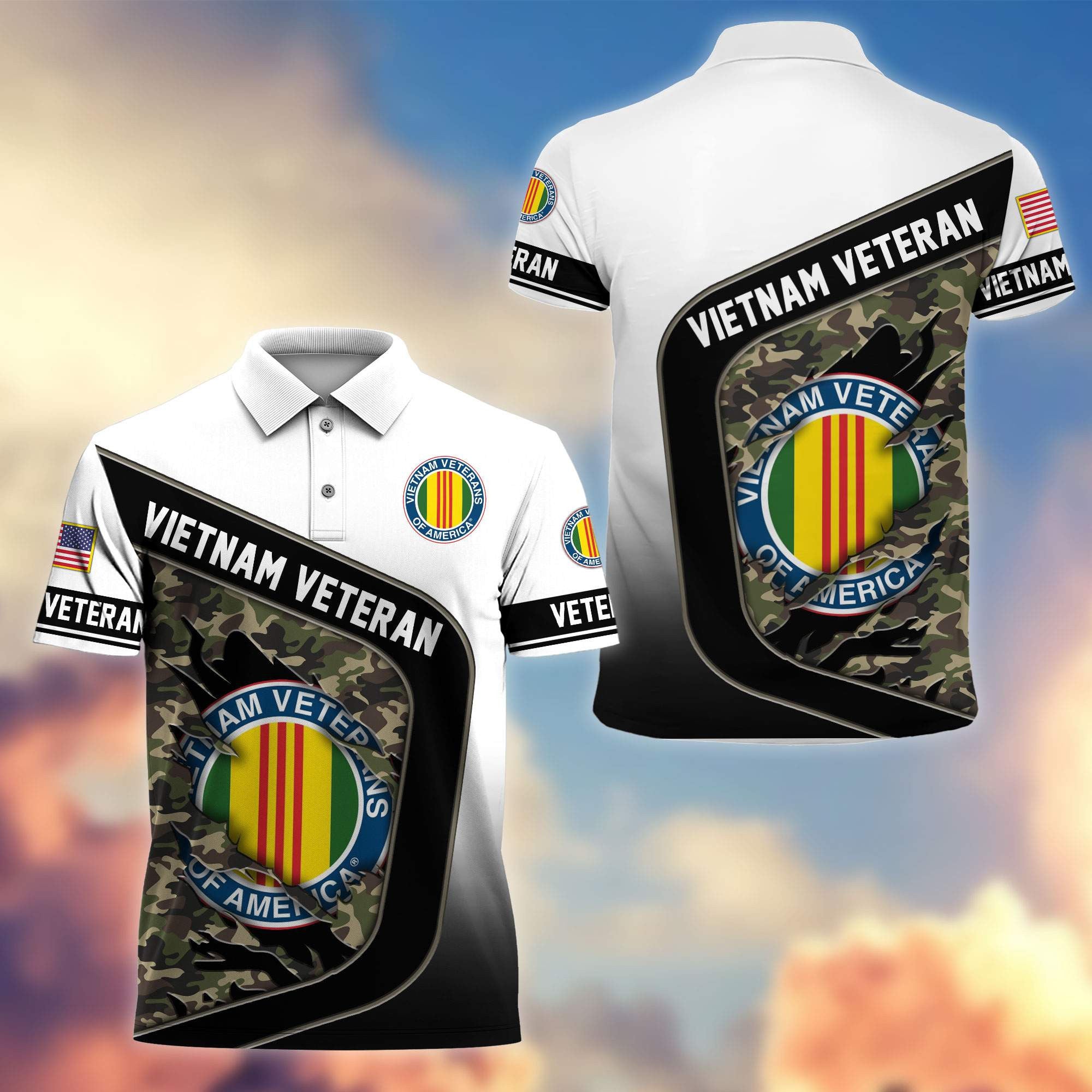 Premium US Veterans Polo Shirt, Gifts For Veterans Day, Gifts For Dad, Gifts For Husband Veteran