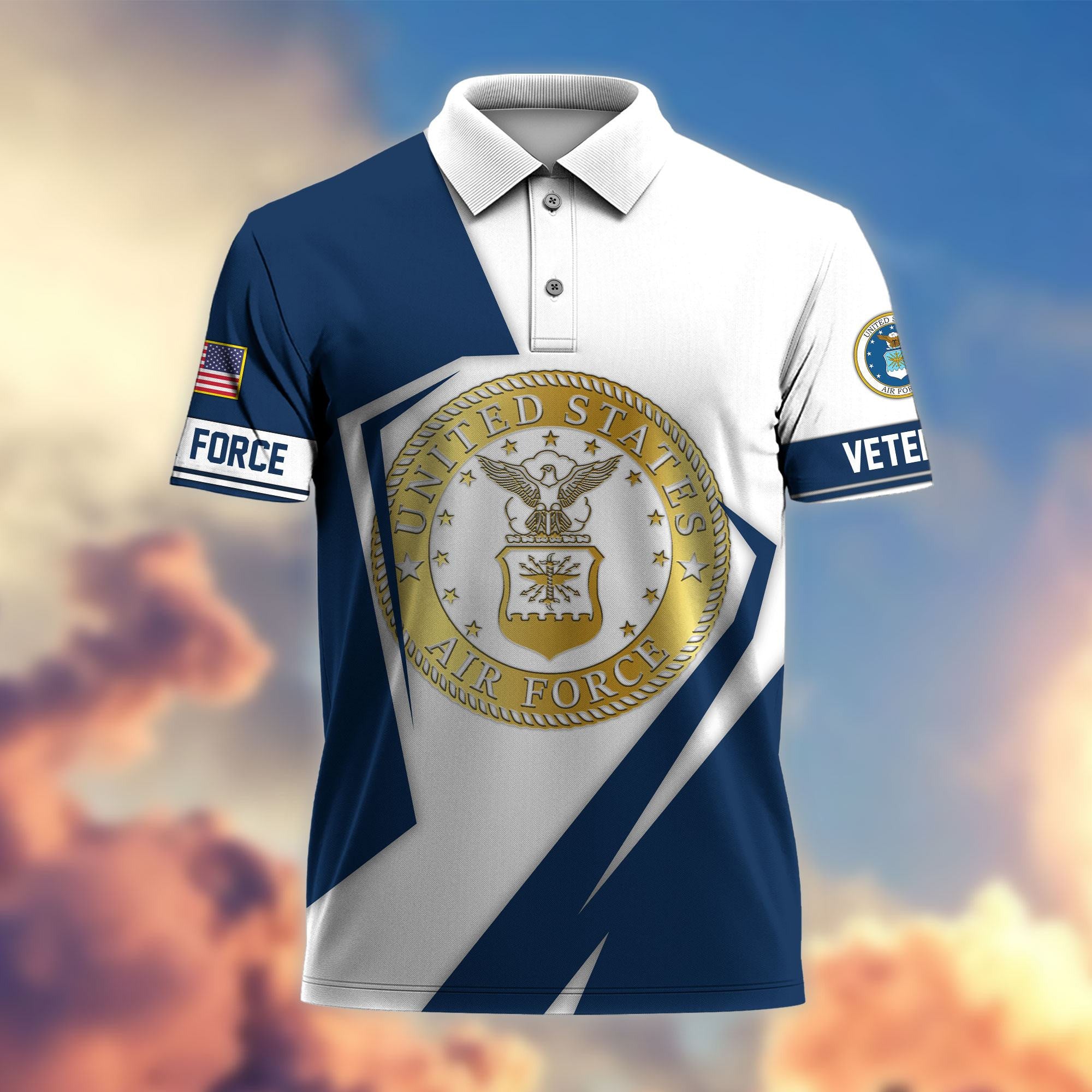 Premium US Veterans Polo Shirt, Gifts For Veterans Day