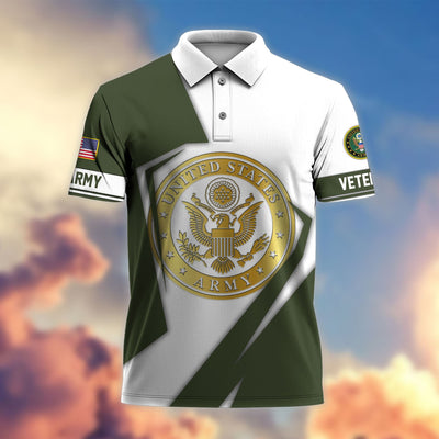 Premium US Veterans Polo Shirt, Gifts For Veterans Day