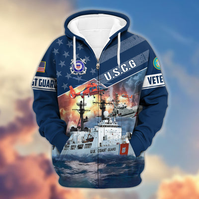 Premium Proudly Served US Veterans Zip Hoodie, Gifts For Veterans Day, Gifts For Dad, Gifts For Husband