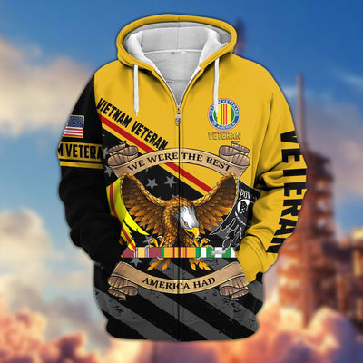 Premium All Gave Some Some Gave All US Veterans Zip Hoodie, Gifts For Veterans Day