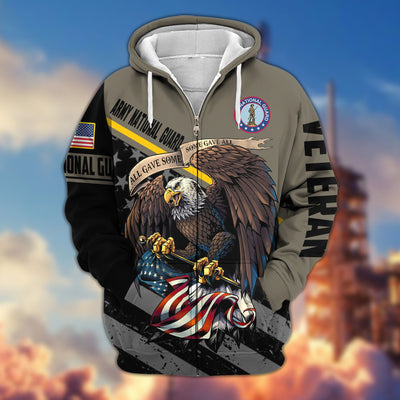 Premium All Gave Some Some Gave All US Veterans Zip Hoodie, Gifts For Veterans Day, Gifts For Dad, Gifts For Husband
