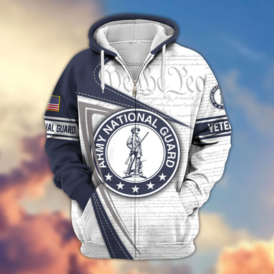 Premium US Veterans Zip Hoodie, Gifts For US Veterans, Gifts For Veterans Day, Gifts For Father's Day
