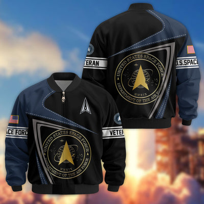 Premium US Veterans Bomber Jacket, Gifts For US Veterans, Gifts For Veterans Day