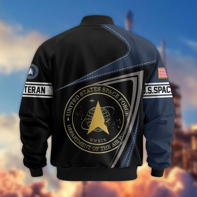 Premium US Veterans Bomber Jacket, Gifts For US Veterans, Gifts For Veterans Day