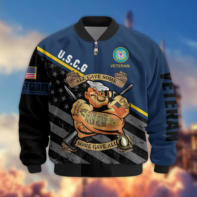 Premium US Veterans Bomber Jacket, Gifts For US Veterans, Gifts For Veterans Day