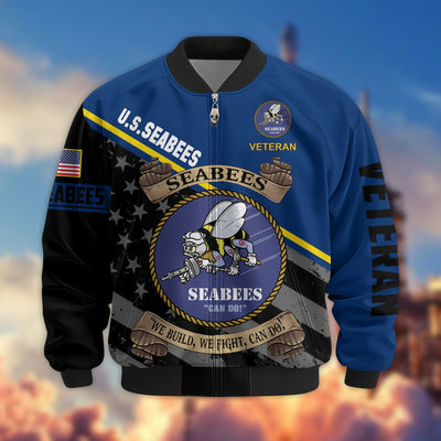 Premium US Veterans Bomber Jacket, Gifts For US Veterans, Gifts For Veterans Day