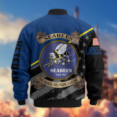 Premium US Veterans Bomber Jacket, Gifts For US Veterans, Gifts For Veterans Day