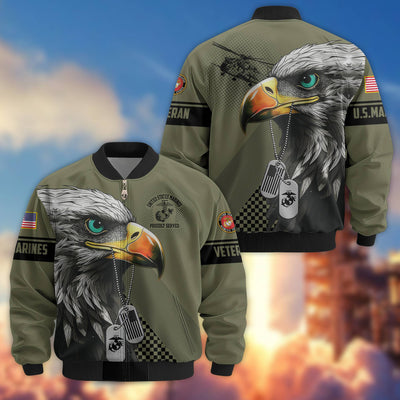 Premium US Veterans Bomber Jacket, Gifts For US Veterans, Gifts For Veterans Day