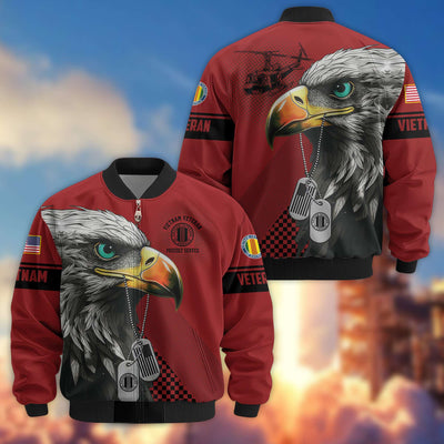 Premium US Veterans Bomber Jacket, Gifts For US Veterans, Gifts For Veterans Day