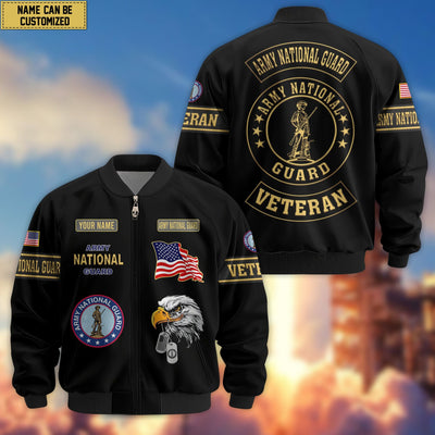 Premium Personalized US Veterans Bomber Jacket, Gifts For US Veterans, Gifts For Veterans Day