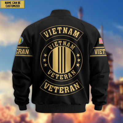 Premium Personalized US Veterans Bomber Jacket, Gifts For US Veterans, Gifts For Veterans Day