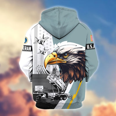 Premium US Veterans Zip Hoodie, Gifts For US Veterans, Gifts For Veterans Day