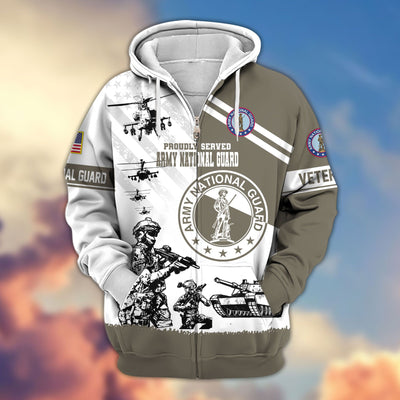 Premium US Veterans Zip Hoodie, Gifts For US Veterans, Gifts For Veterans Day