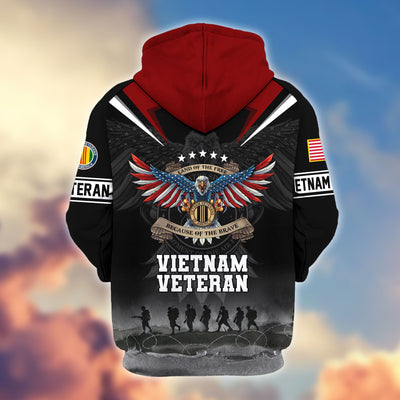 Premium Honoring All Who Served US Veterans Zip Hoodie, Gifts For US Veterans, Gifts For Veterans Day