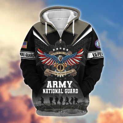 Premium Honoring All Who Served US Veterans Zip Hoodie, Gifts For US Veterans, Gifts For Veterans Day
