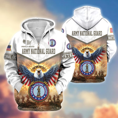 Premium Honoring All Who Served US Veterans Zip Hoodie, Gifts For US Veterans, Gifts For Veterans Day