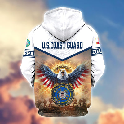 Premium Honoring All Who Served US Veterans Zip Hoodie, Gifts For US Veterans, Gifts For Veterans Day