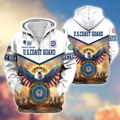 Premium Honoring All Who Served US Veterans Zip Hoodie, Gifts For US Veterans, Gifts For Veterans Day