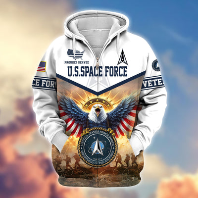 Premium Honoring All Who Served US Veterans Zip Hoodie, Gifts For US Veterans, Gifts For Veterans Day