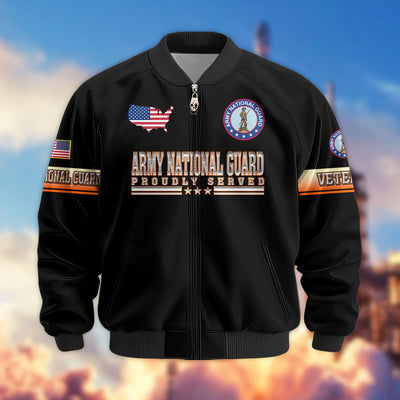 Premium US Veterans Bomber Jacket, Gifts For US Veterans, Gifts For Veterans Day
