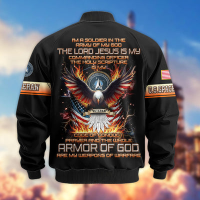 Premium US Veterans Bomber Jacket, Gifts For US Veterans, Gifts For Veterans Day