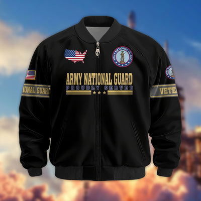Premium Son Of America US Veterans Bomber Jacket, Gifts For US Veterans, Gifts For Veterans Day